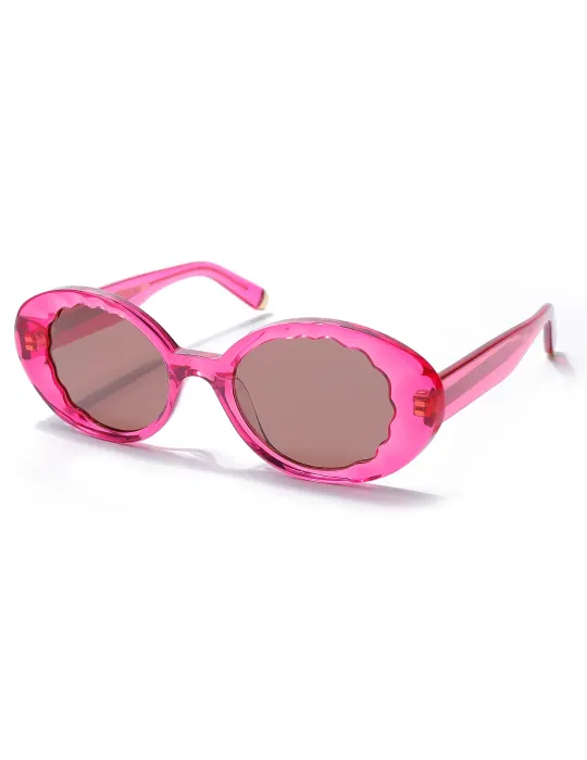 Occhiali da Sole Ovali Bold 33122A | In Acetato