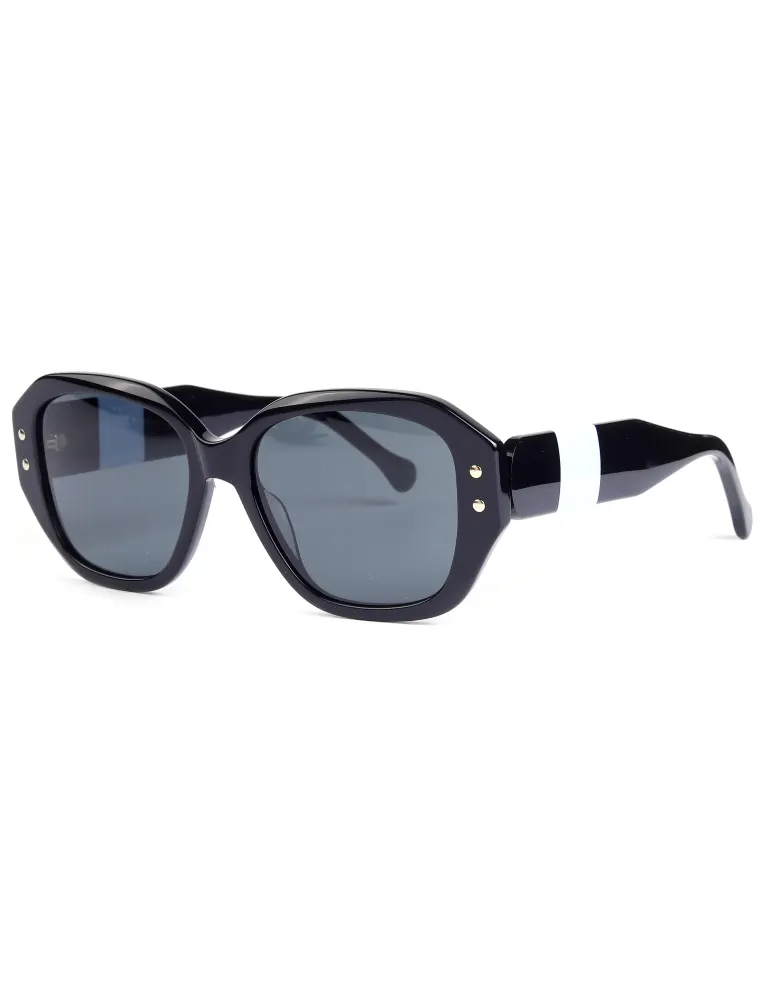 Occhiali da Sole Esagonali Oversize 33135A | In Acetato