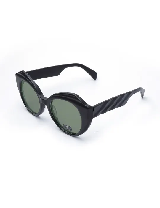Occhiali da Sole Rotondi Bold 33140A | In Acetato Lavorato
