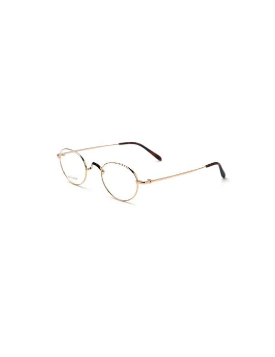Occhiali da Vista Ovali in Titanio 52100T | Stile Vintage Minimal