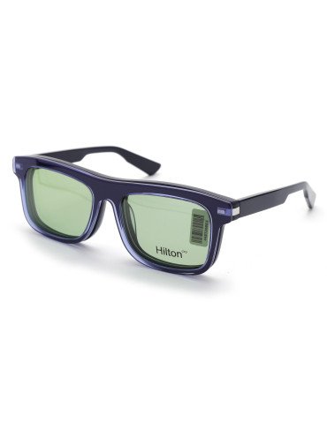 LUXZEN 44072AS | Occhiali da Vista con Clip Solare Unisex