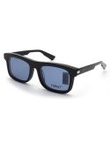 LUXZEN 44072AS | Occhiali da Vista con Clip Solare Unisex