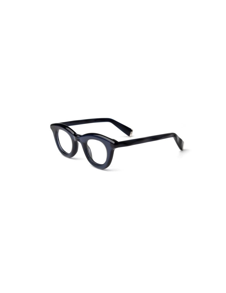 LUXZEN 42180A | Montatura da Vista Rotonda in Acetato
