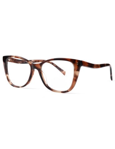 LUXZEN 43021A | Occhiali da Vista Donna Cat-Eye in Acetato