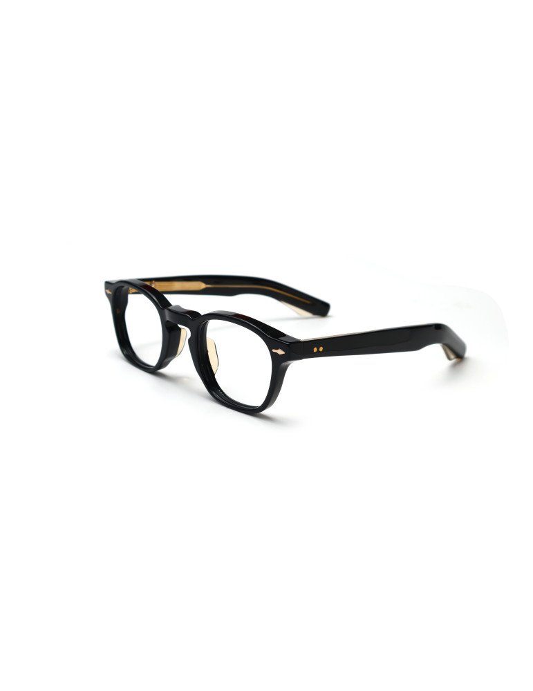 LUXZEN YA2076 | Montatura da Vista Unisex in Acetato Nero