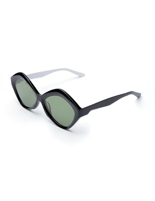 Occhiali da Sole Geometrici a Rombo 33087A | In Acetato